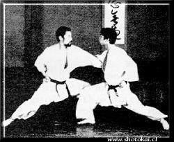 Shotokai instructors in collective training
