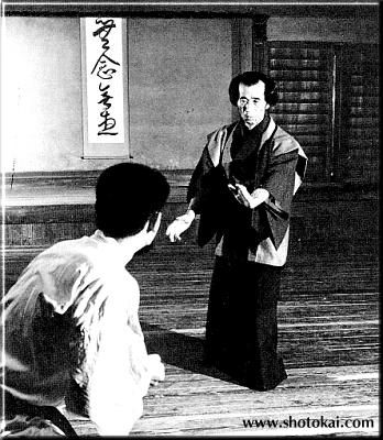 Master Shigeru Egami with Sensei Tomoji Miyamoto
