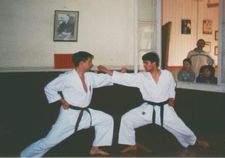 Sempai Luis Salgado and M. Gallardo