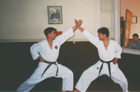 Shuto barai contra Oizuki