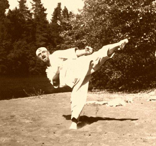 Sensei Heyden with Senior Keko