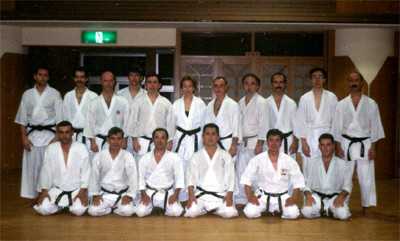Delegations at Japanese Shrine
